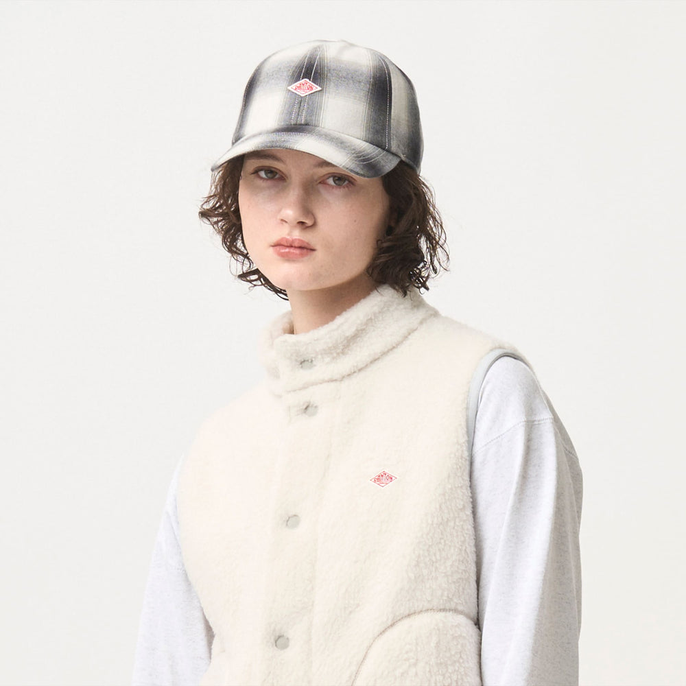 OMBRE CHECK 6PANEL CAP