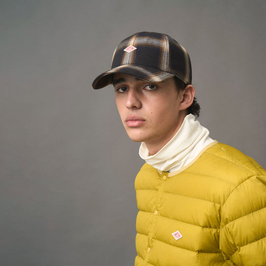 OMBRE CHECK 6PANEL CAP