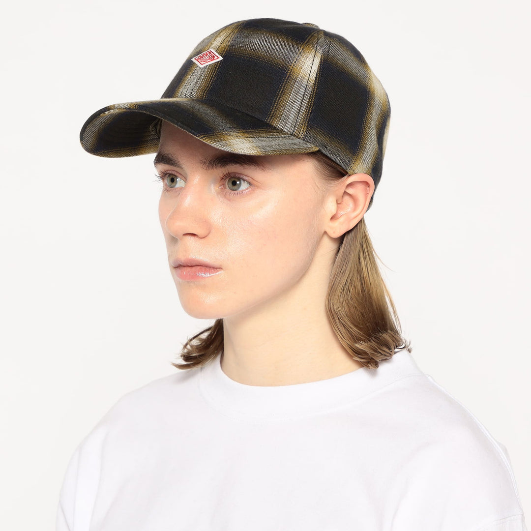 OMBRE CHECK 6PANEL CAP