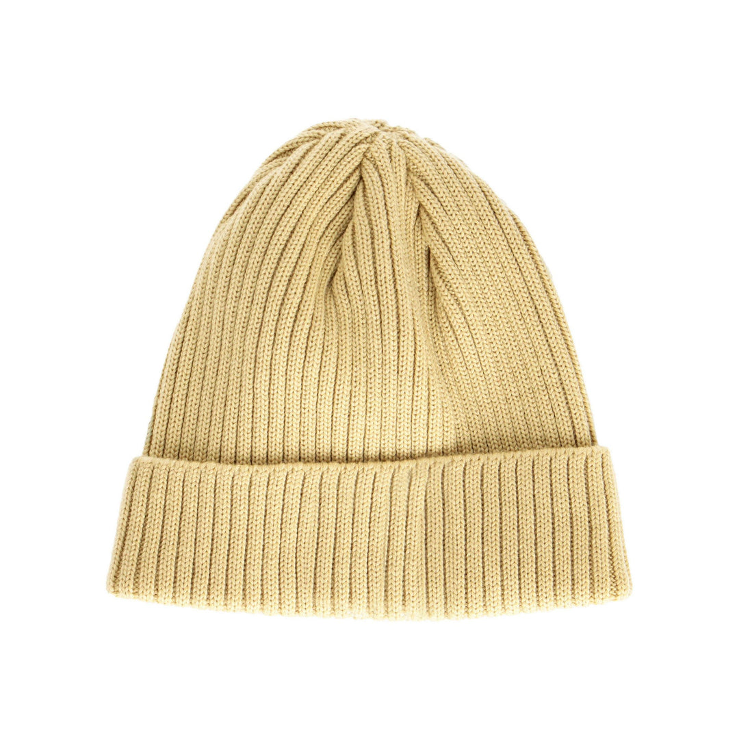 WOOL RIB KNIT BEANIE