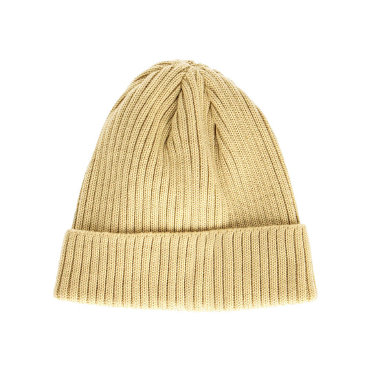 WOOL RIB KNIT BEANIE