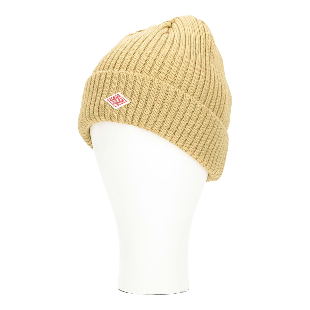 WOOL RIB KNIT BEANIE