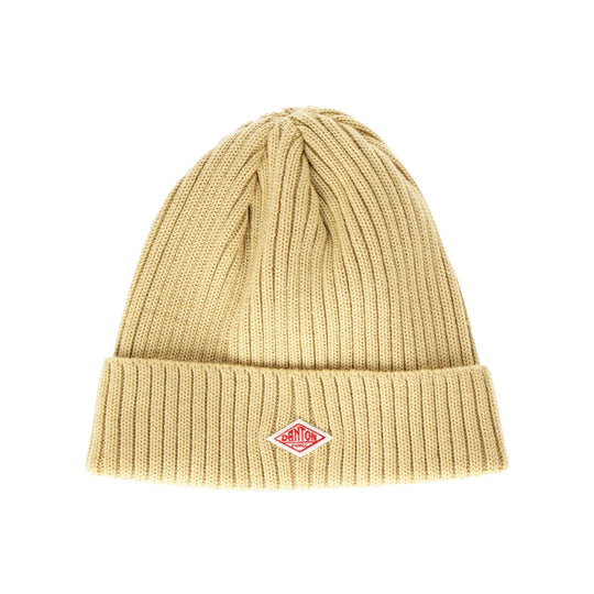 WOOL RIB KNIT BEANIE