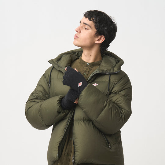 FLEECE FINGERLESS GLOVES