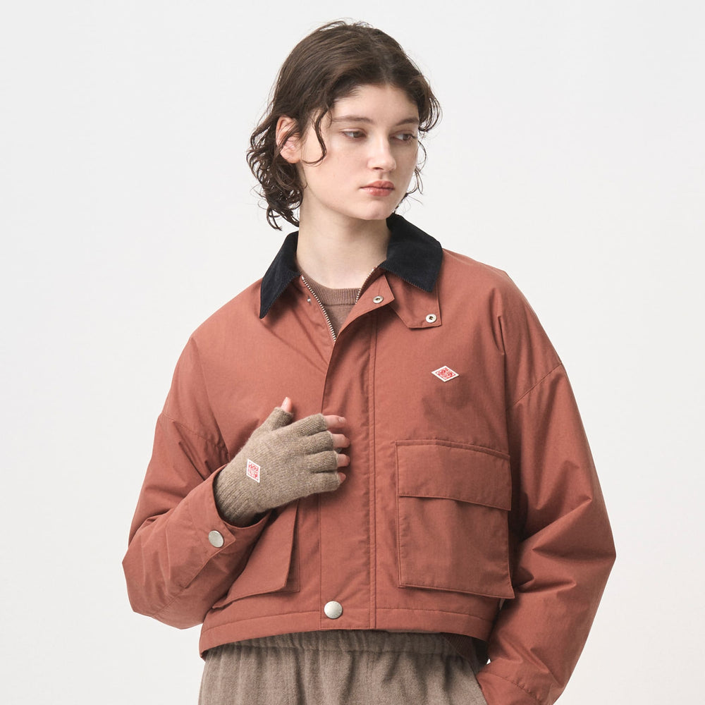 WOOL KNIT FINGERLESS GLOVES