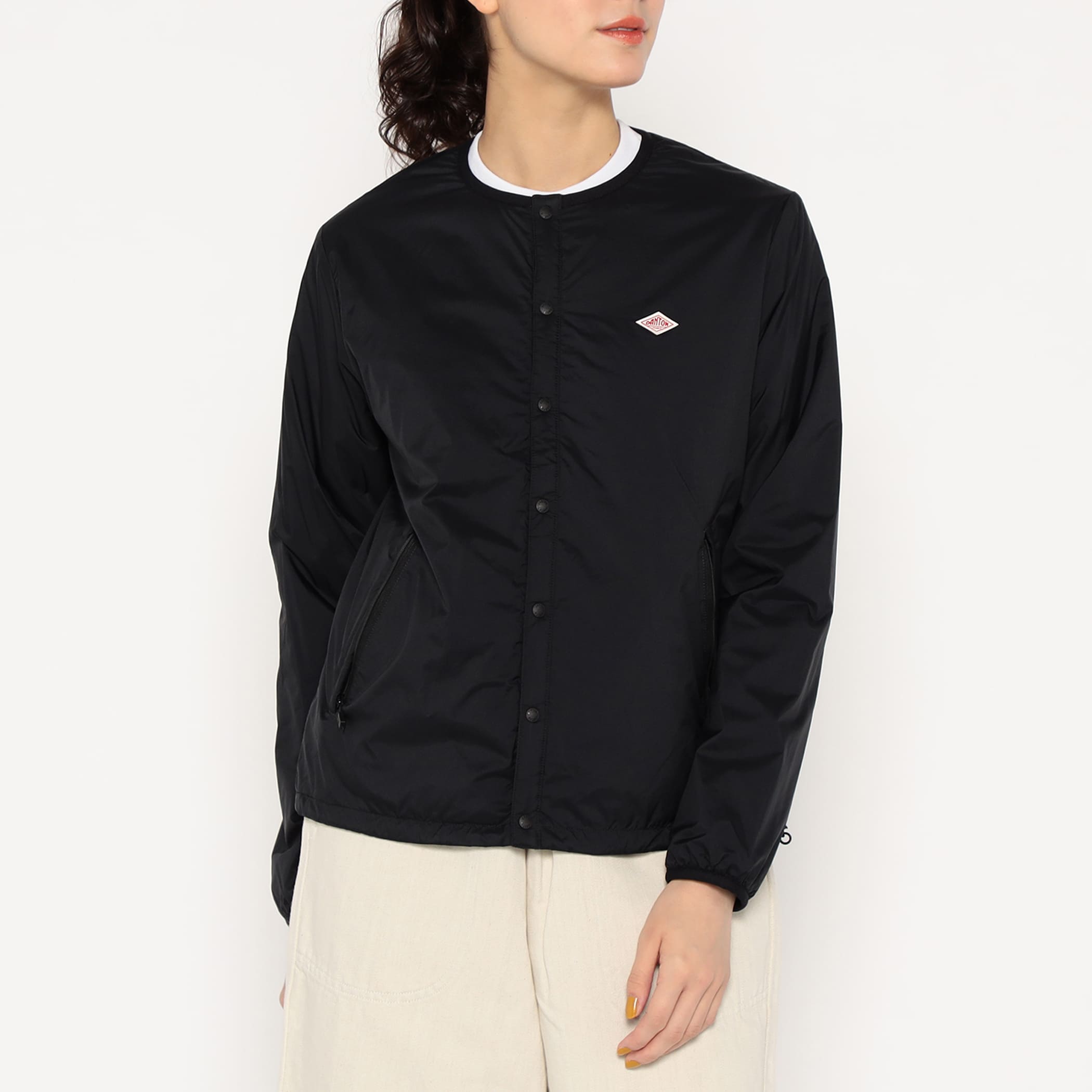 ジャケット・アウター DANTON INSULATION COLLARLESS JACKET DANTON Women's Insulation Collarless Jacket