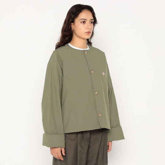 Women's Insulation Collarless Wide Jacket