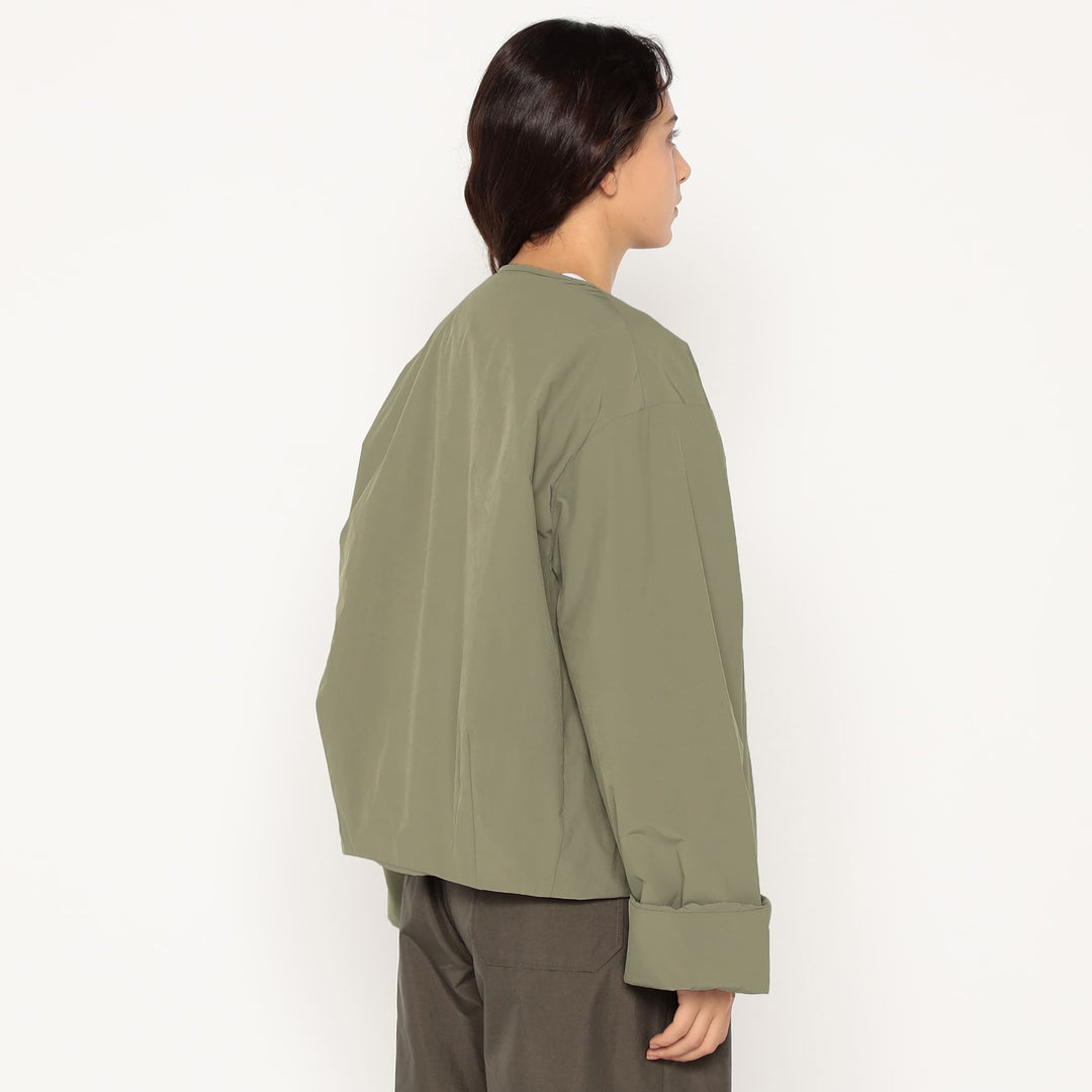 Women's Insulation Collarless Wide Jacket