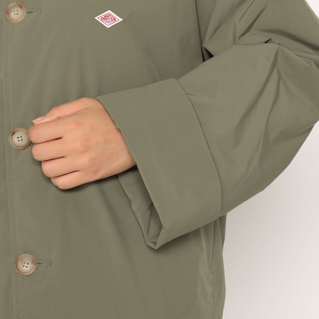 Women's Insulation Collarless Wide Jacket