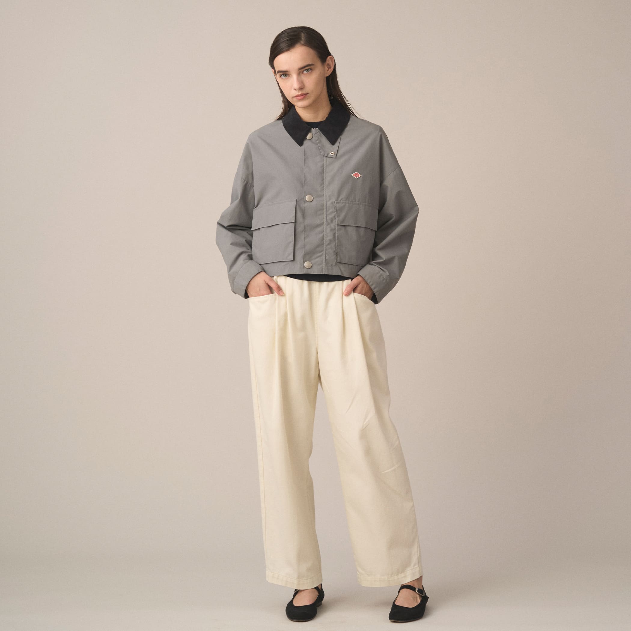 DANTON Women's Nylon Taffeta Short Jacket