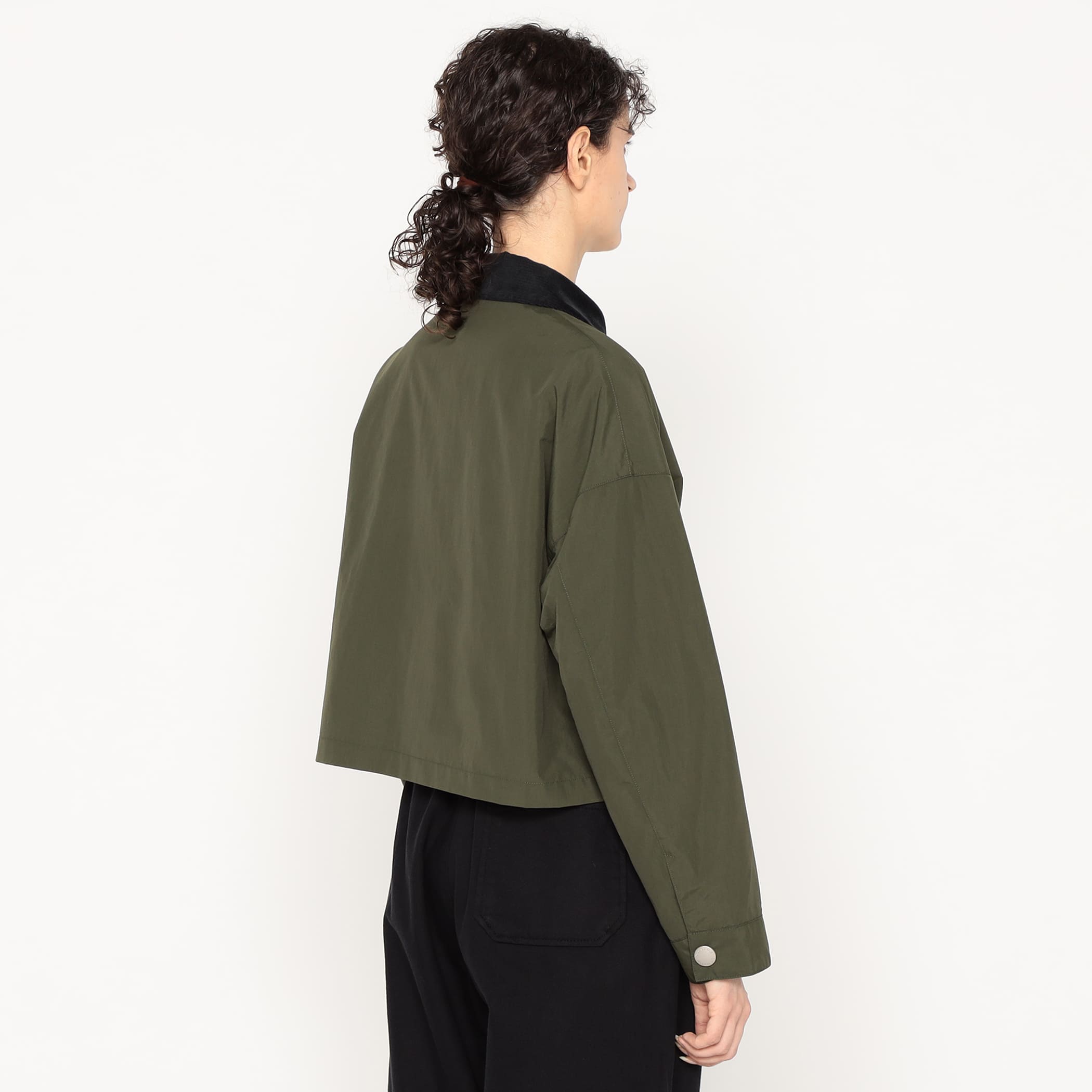 【美品】soyy. N.D.B nylon detaching blouson DANTON Women's Nylon Taffeta Short Jacket