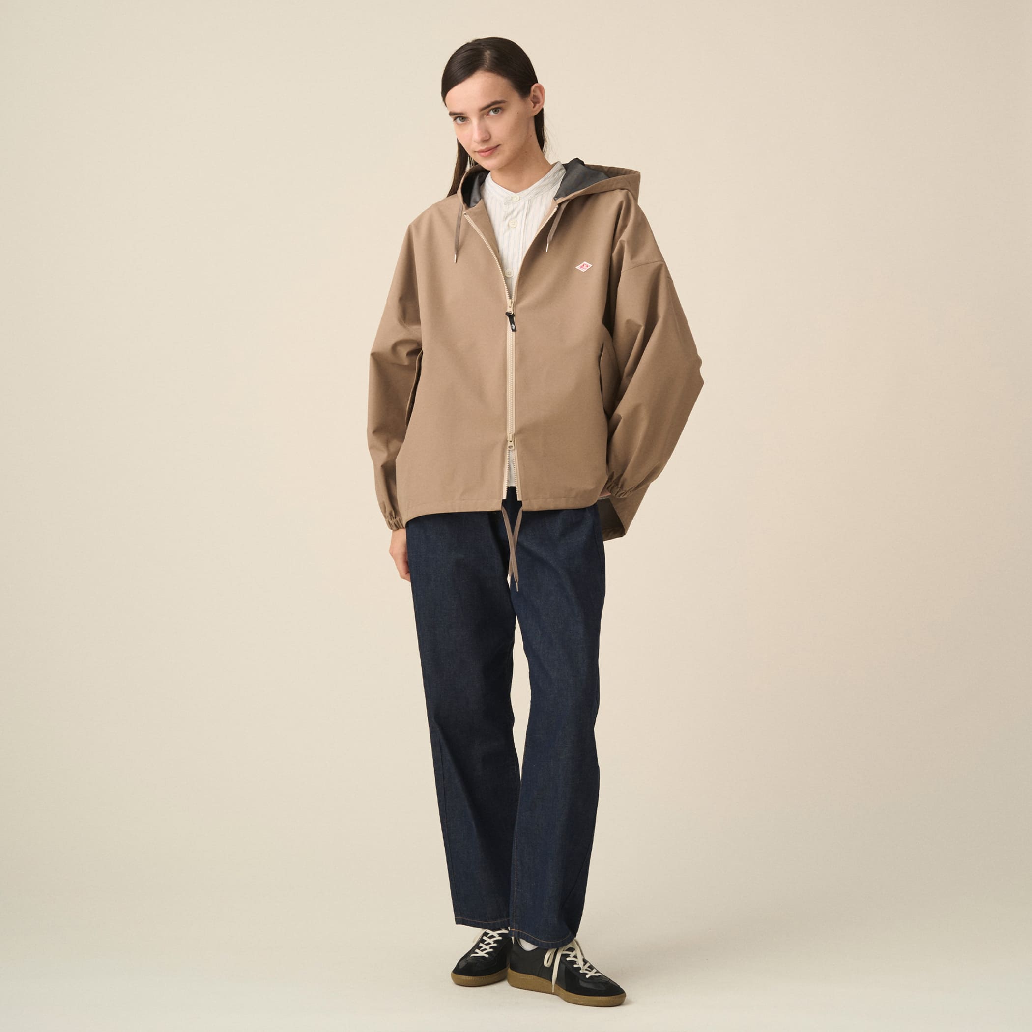DANTON Women's 3-Layer Cloth Hooded Jacket
