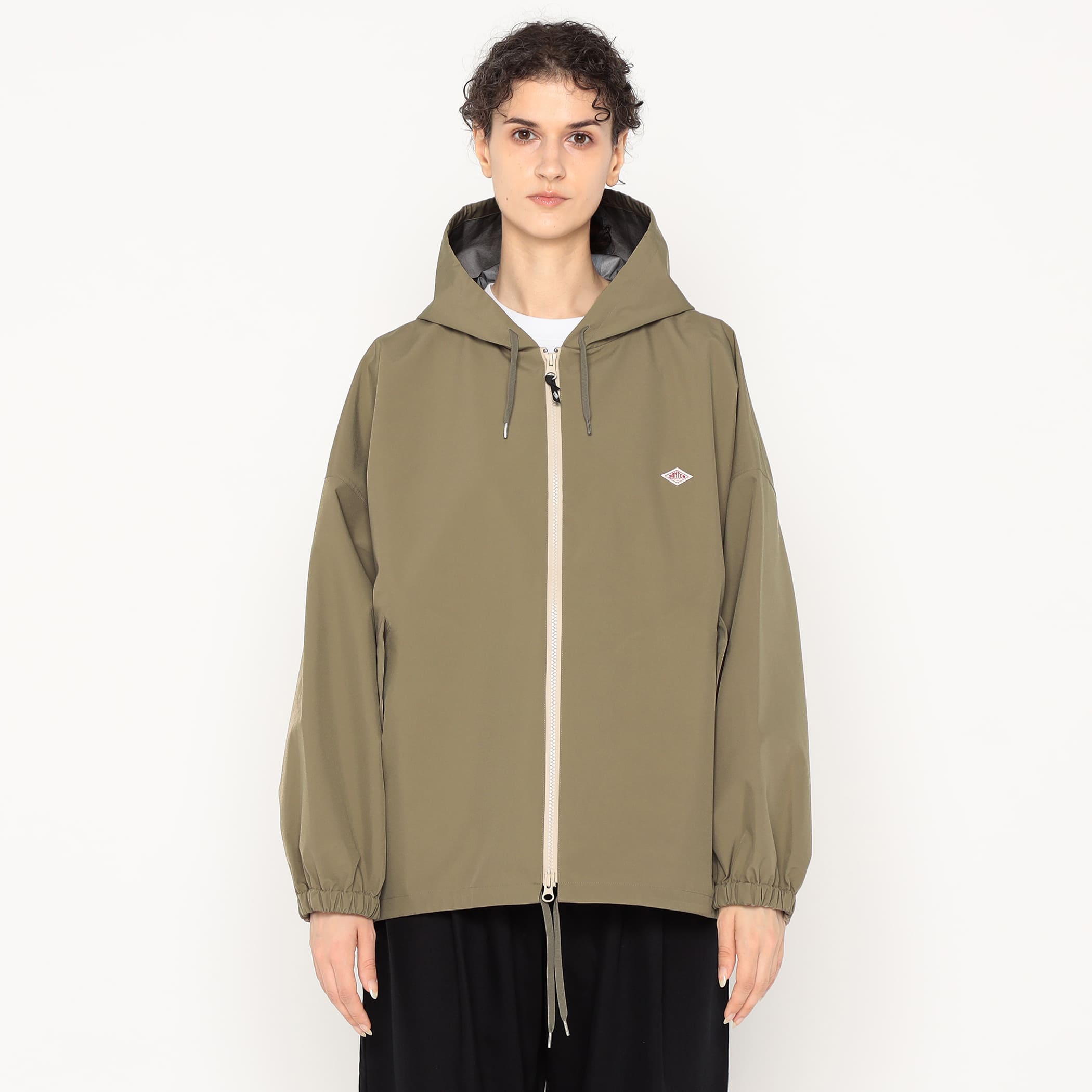 DANTON Women's 3-Layer Cloth Hooded Jacket