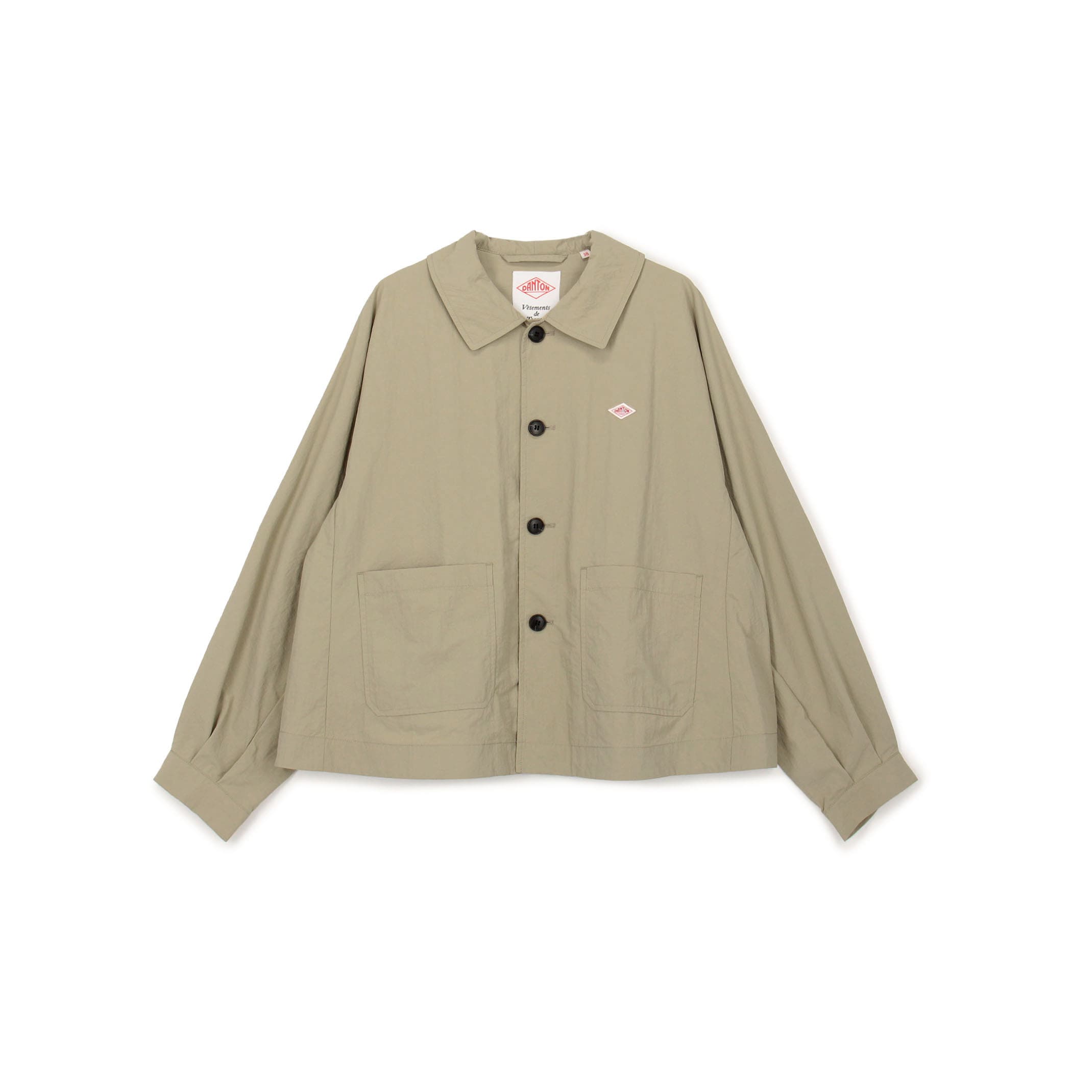 新品　DANTON　DOLMAN SLEEVE JACKET ベージュ　36 DANTON Women's Nylon Tusser Dolman Sleeve Jacket