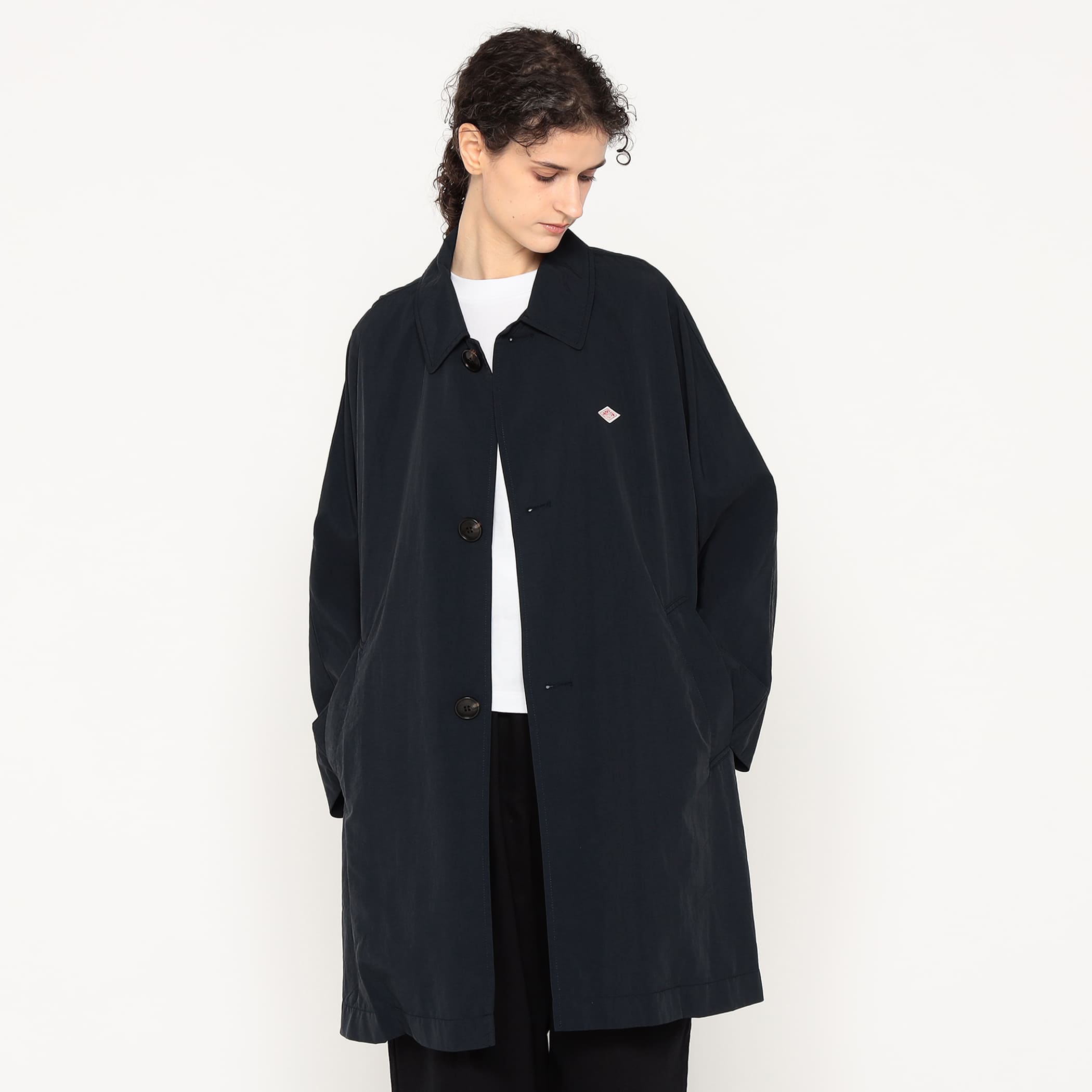 DANTON Women's Nylon Tusser Dolman Sleeve Coat