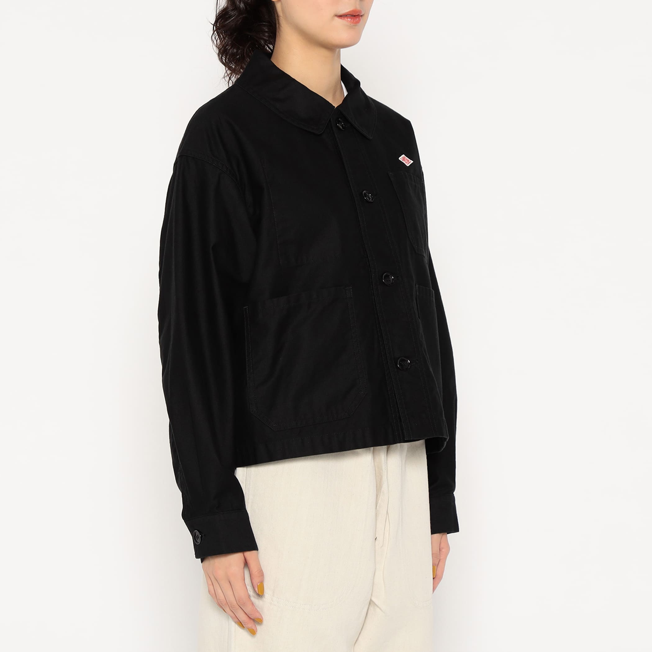 DANTON Women's Moleskin Wide Coverall Jacket