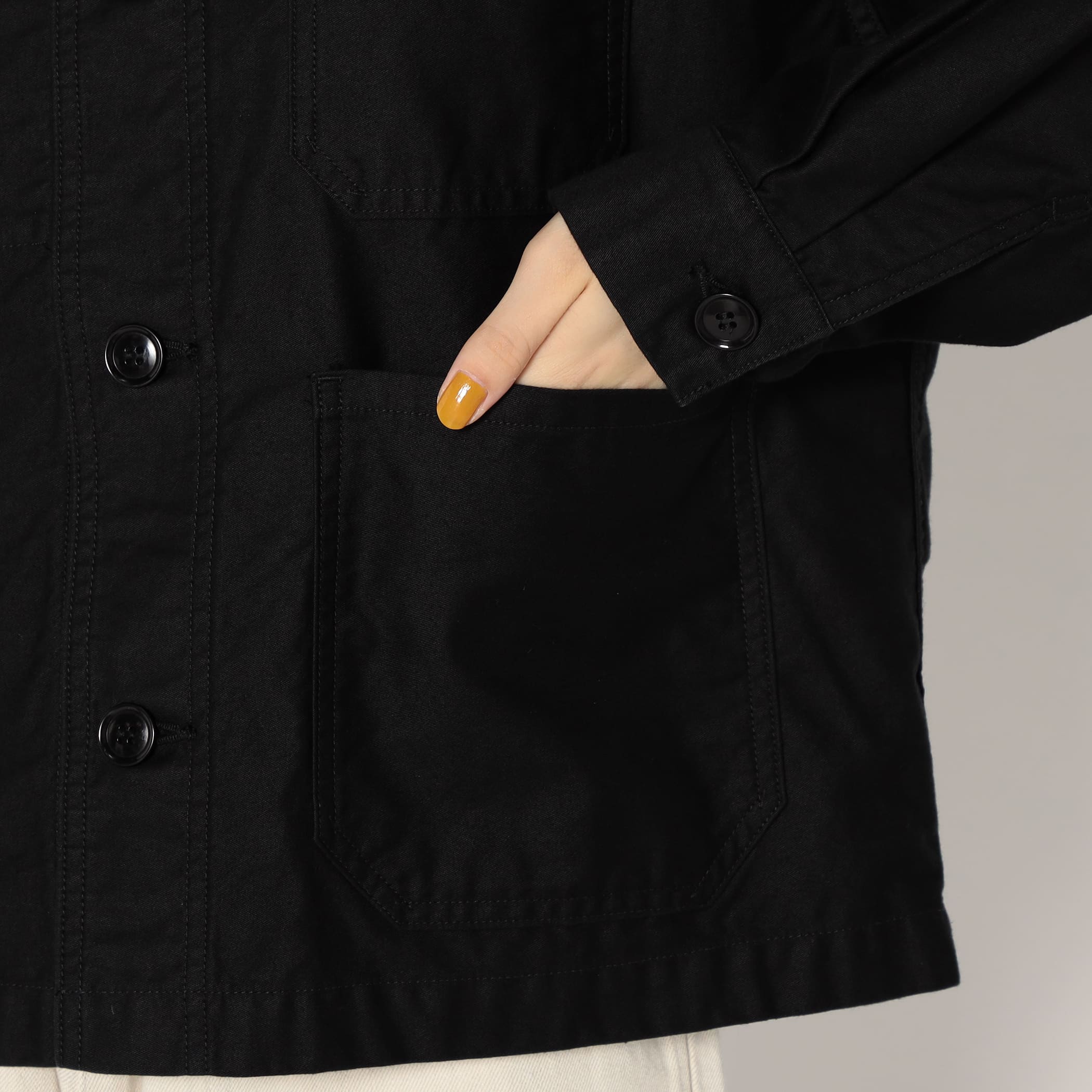 DANTON Women's Moleskin Wide Coverall Jacket