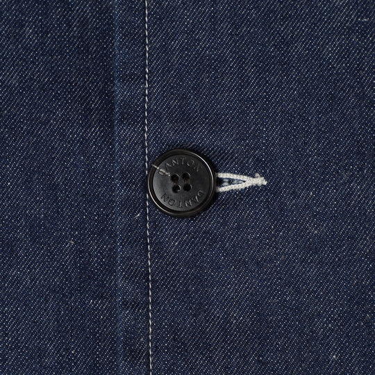 Women's Denim Collarless Short Jacket