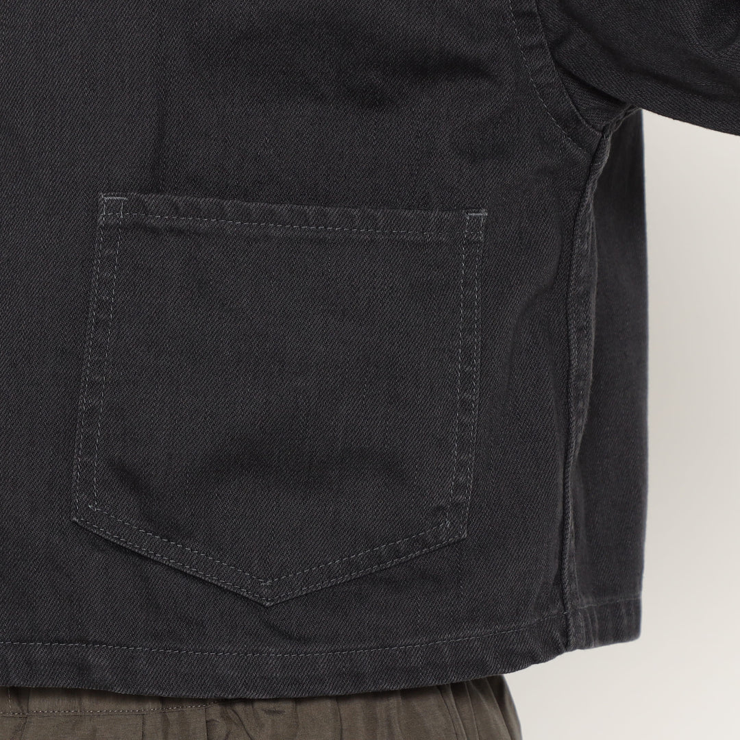 Women's Cotton Drill Collarless Short Jacket