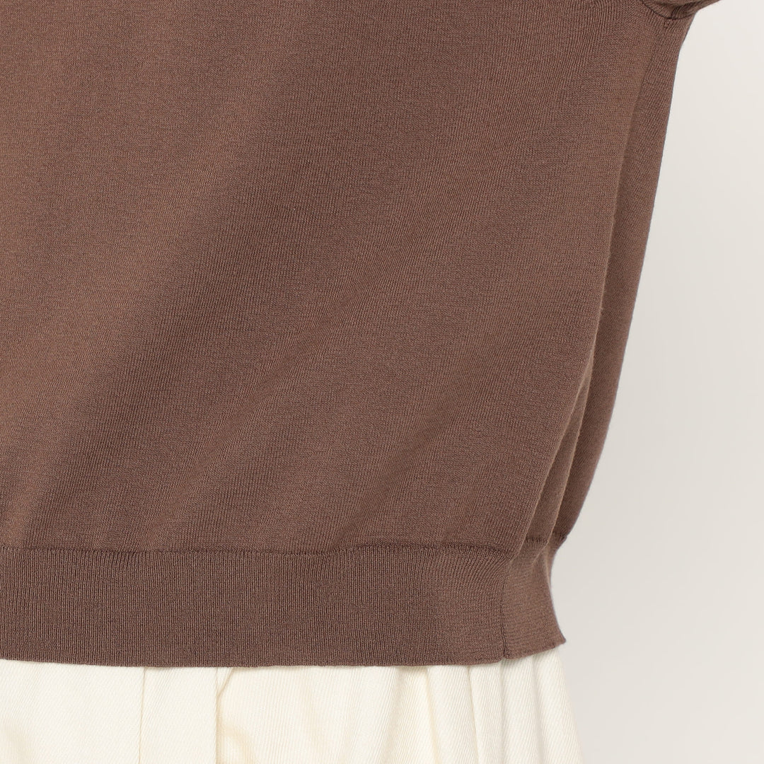 Women's Jersey Knit Half Sleeve Crew Neck Pullover