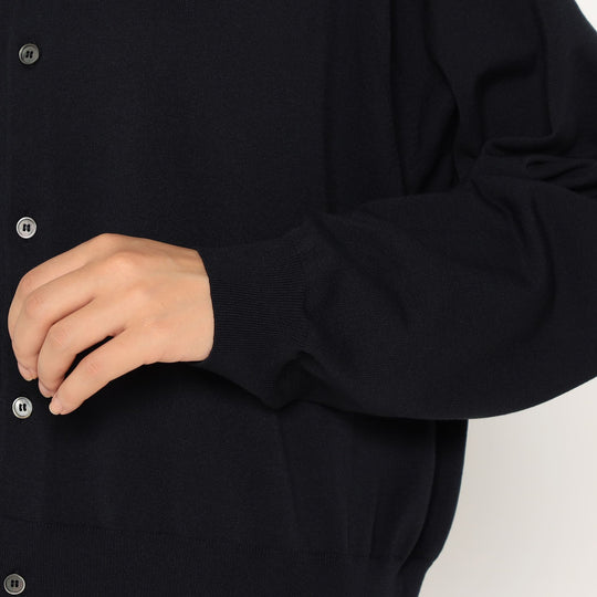 Women's Jersey Knit Crew Neck Cardigan