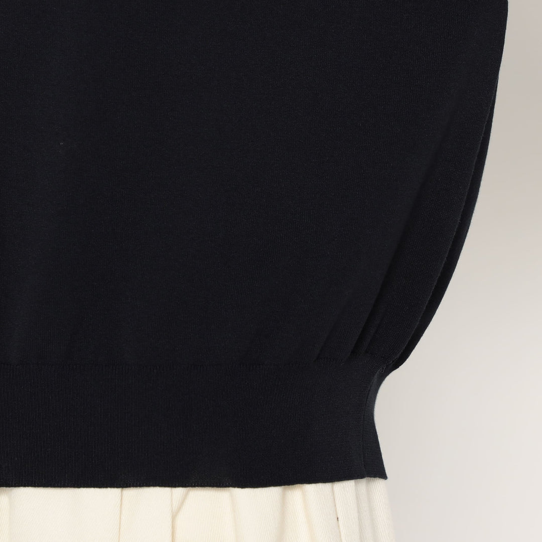 Women's Jersey Knit Crew Neck Cardigan