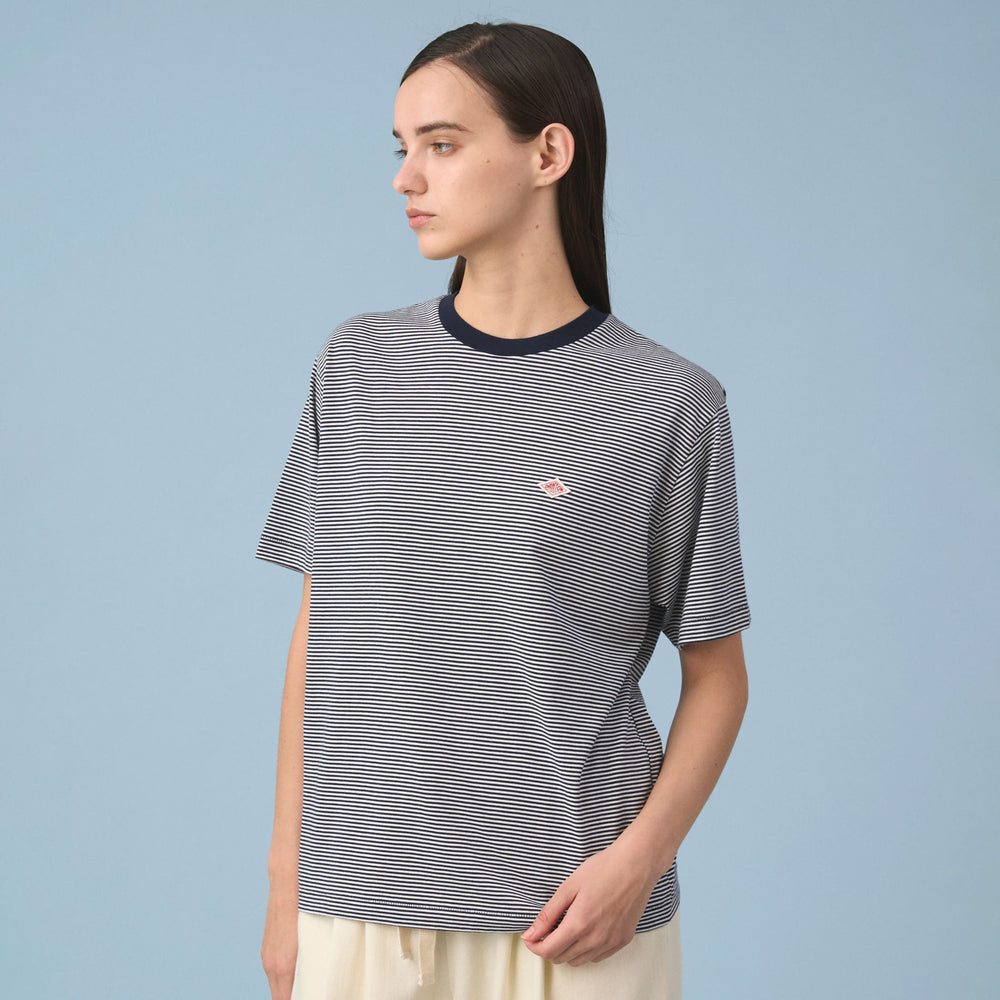 Women's Short Sleeve Inner T-shirt Stripe