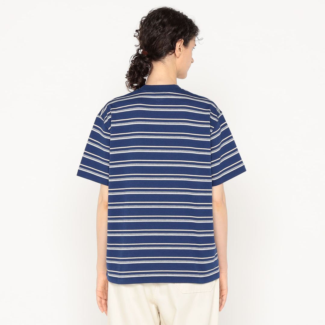 Women's Short Sleeve Pocket T-shirt Stripe