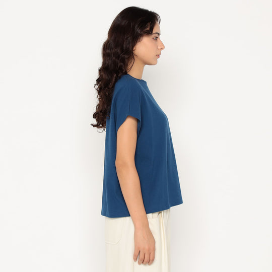 Women's Cotton Jersey Dolman Short T-shirt