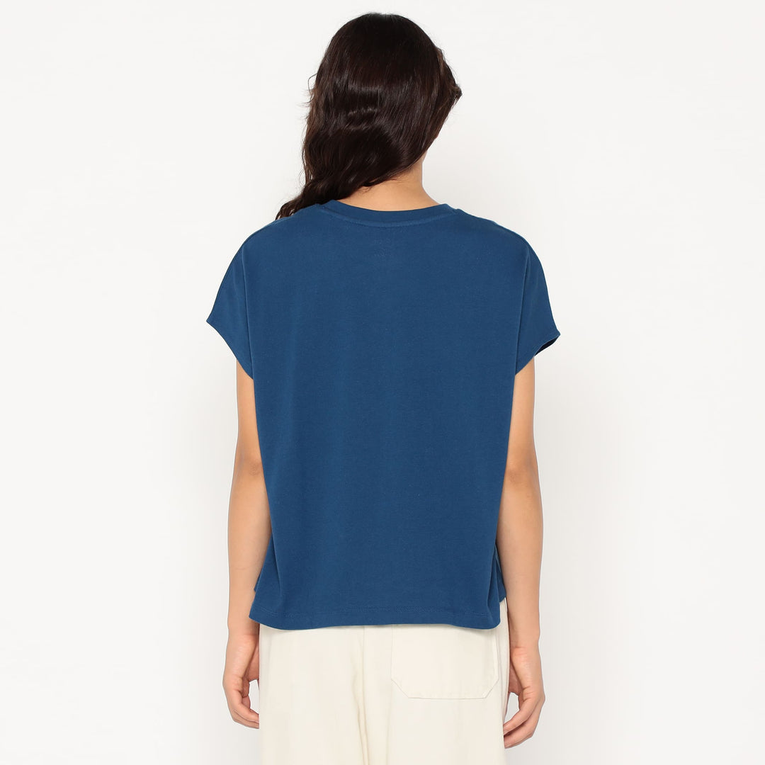 Women's Cotton Jersey Dolman Short T-shirt