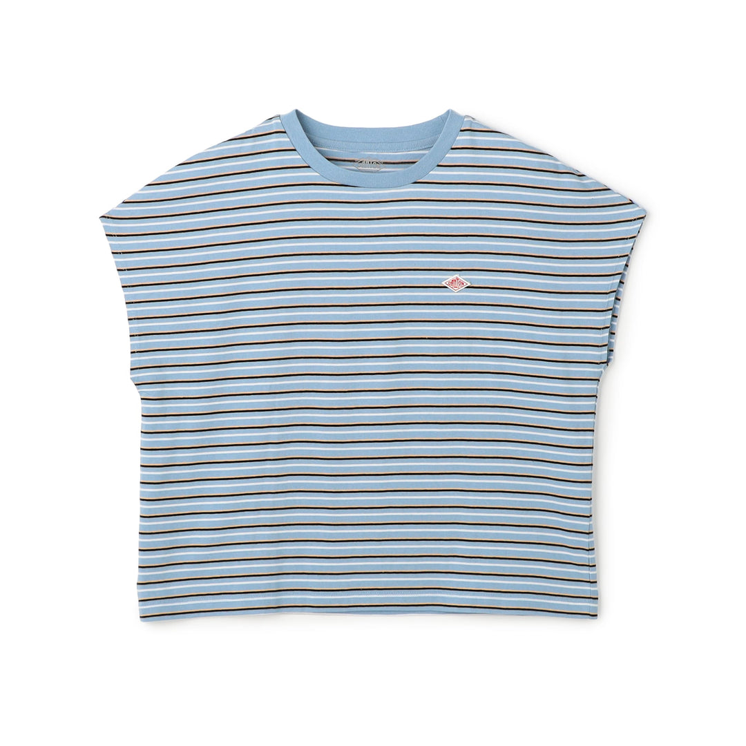 Women's Cotton Jersey Dolman Short T-shirt Stripe