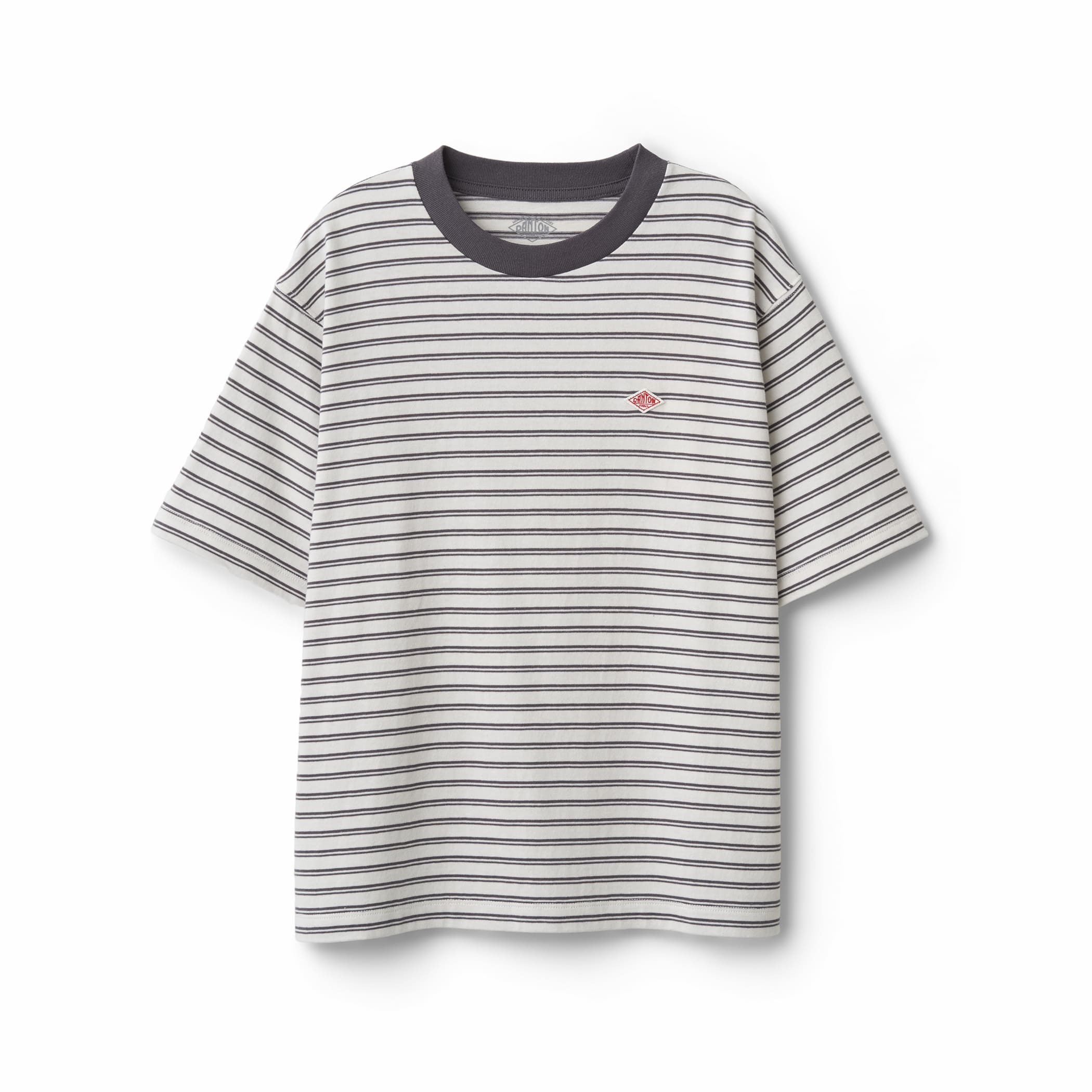 こったん DANTON Women's Cotton Jersey Short T-shirt Stripe