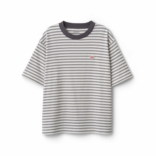 Women's Cotton Jersey Short T-shirt Stripe