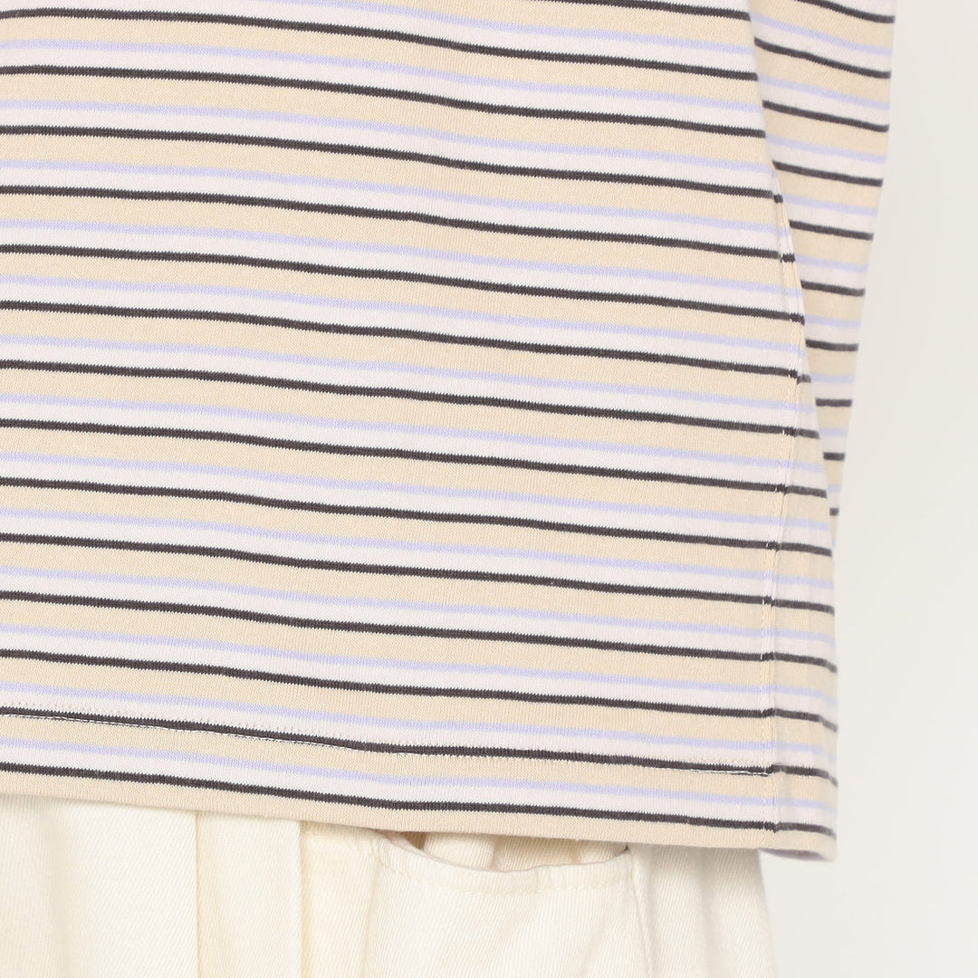 Women's Cotton Jersey Short T-shirt Stripe