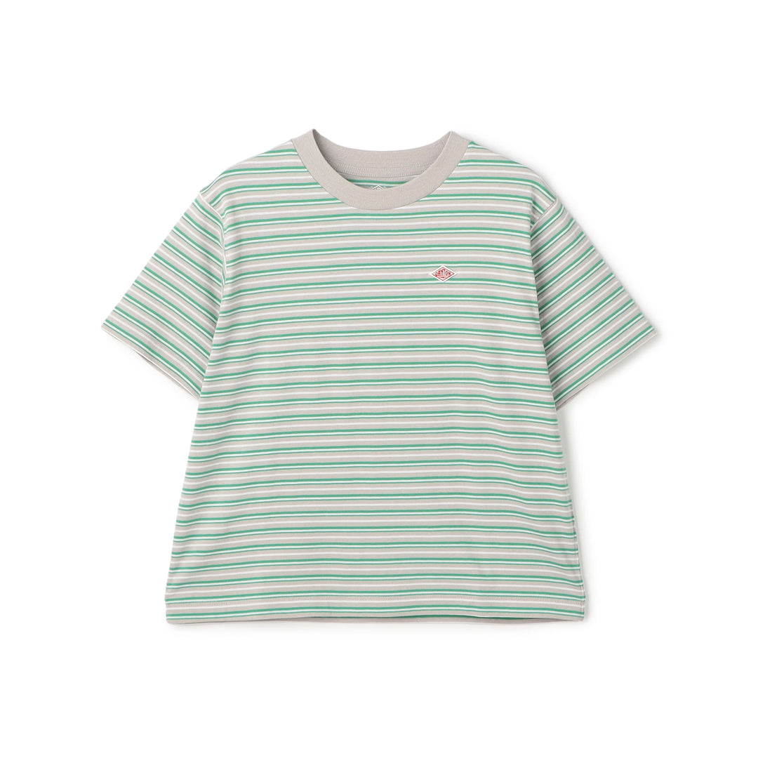 Women's Cotton Jersey Short T-shirt Stripe