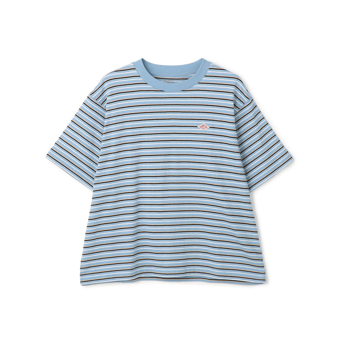 Women's Cotton Jersey Short T-shirt Stripe