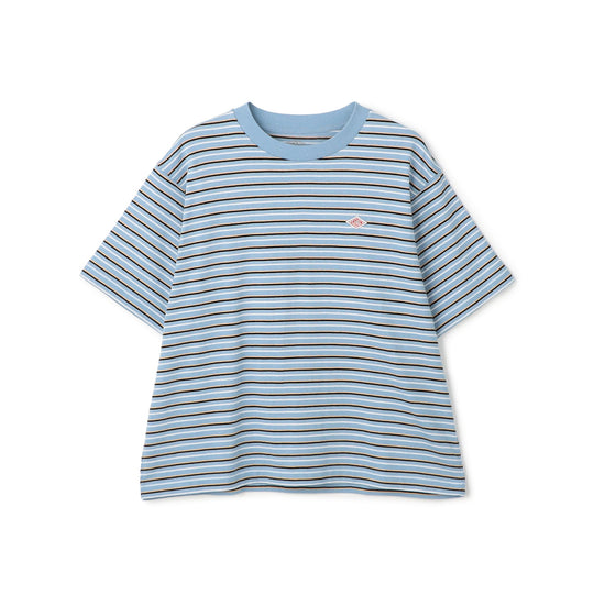 Women's Cotton Jersey Short T-shirt Stripe