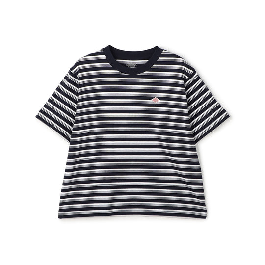 Women's Cotton Jersey Short T-shirt Stripe