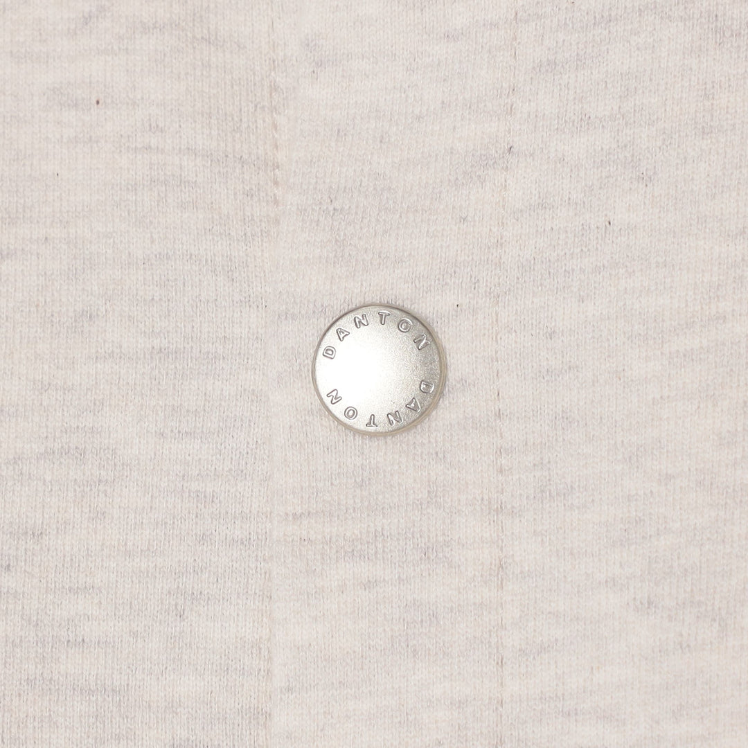 Women's Cotton Terry Crew Neck Cardigan