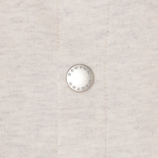 Women's Cotton Terry Crew Neck Cardigan