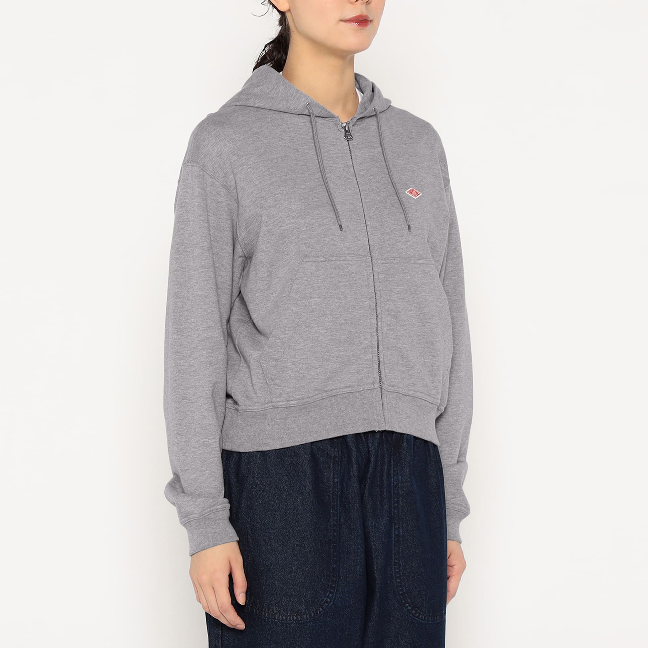 DANTON Women's Cotton Terry Zip Hoodie