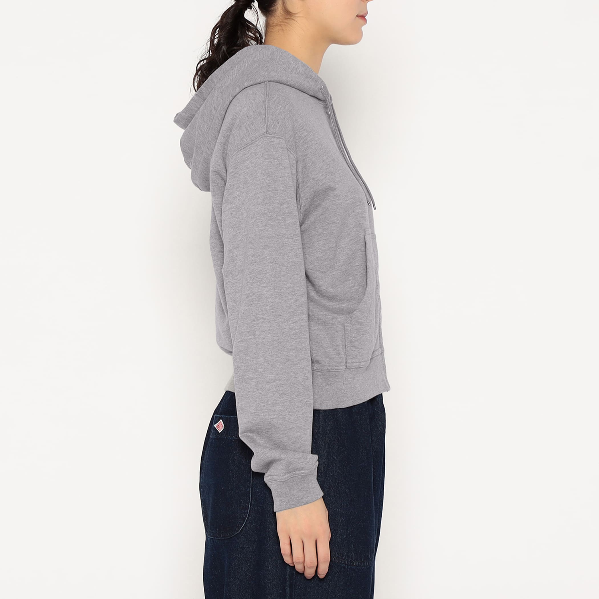 トップス DANTON / COTTON TERRY ZIP HOODIE DANTON Women's Cotton Terry Zip Hoodie