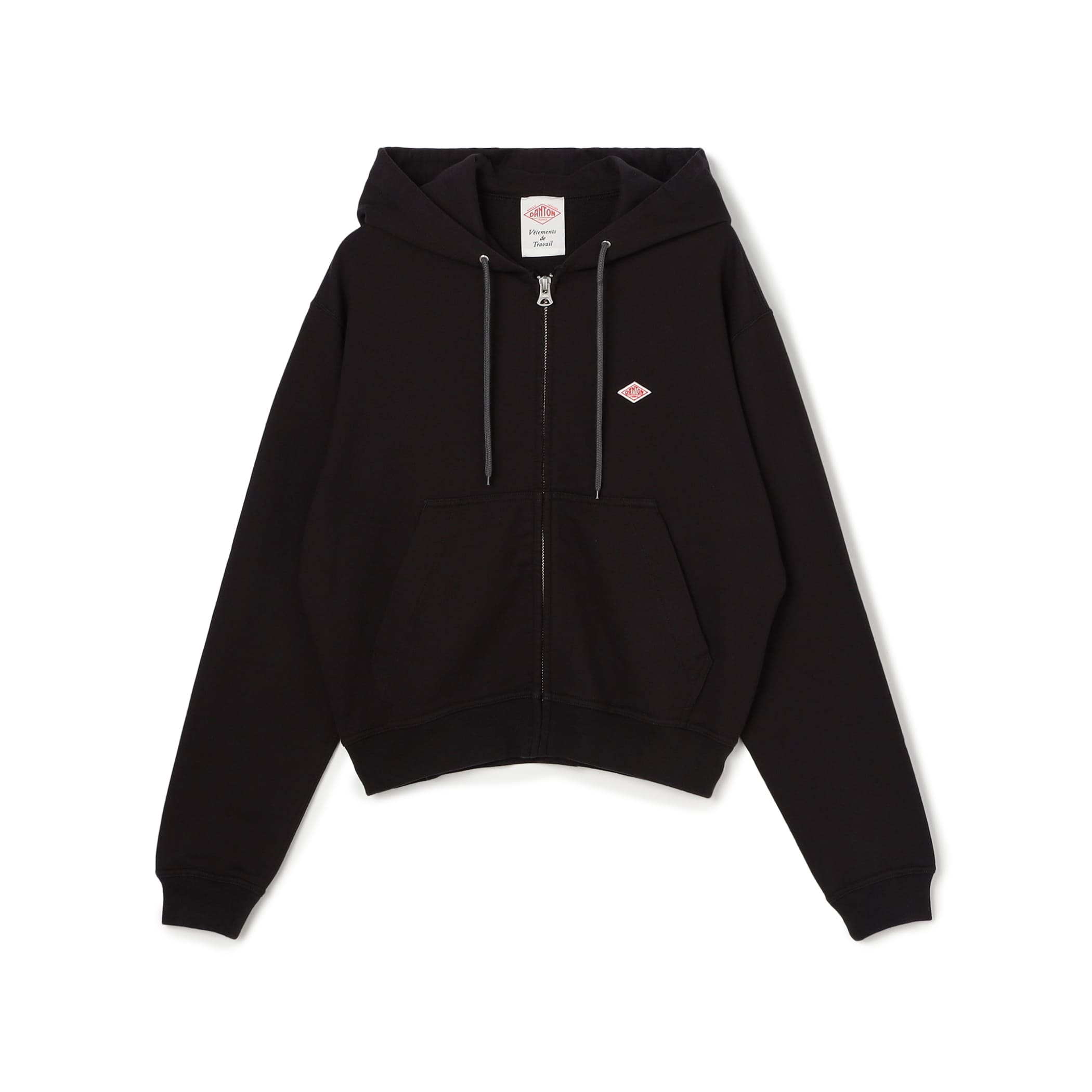 トップス DANTON / COTTON TERRY ZIP HOODIE DANTON Women's Cotton Terry Zip Hoodie