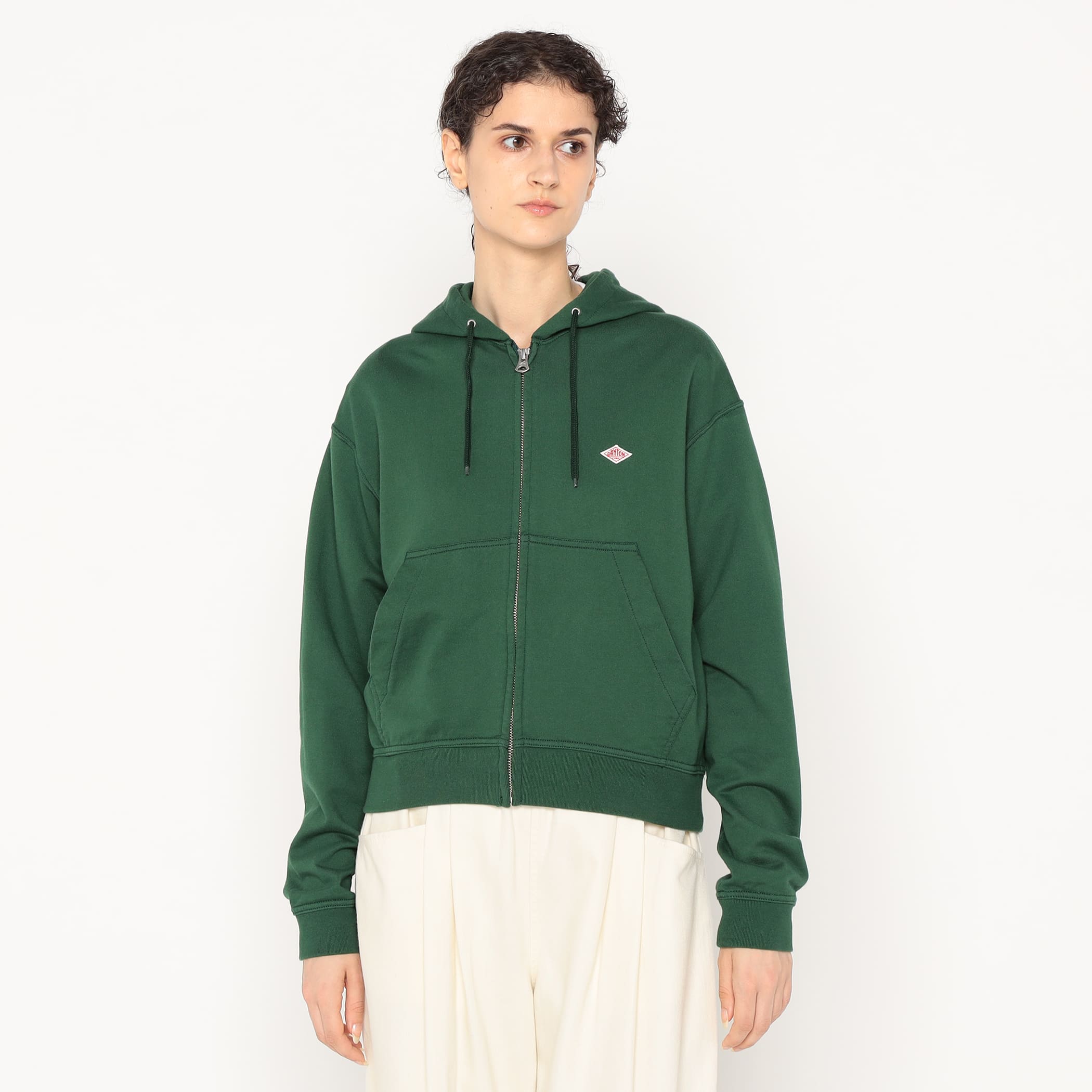 DANTON Women's Cotton Terry Zip Hoodie