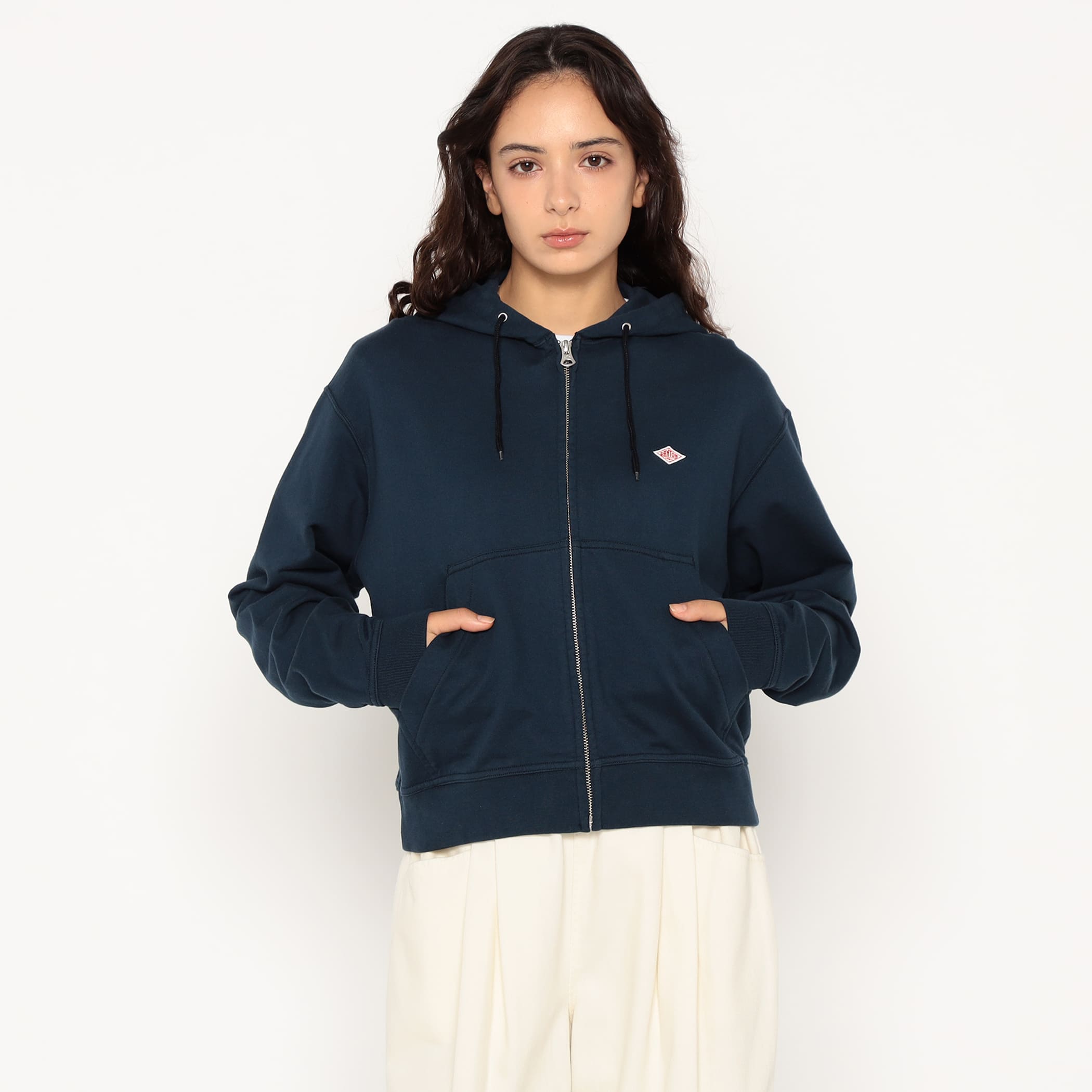 DANTON Women's Cotton Terry Zip Hoodie