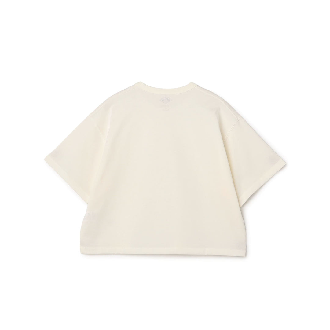Store-Exclusive Women's Cotton Jersey Short Length T-shirt