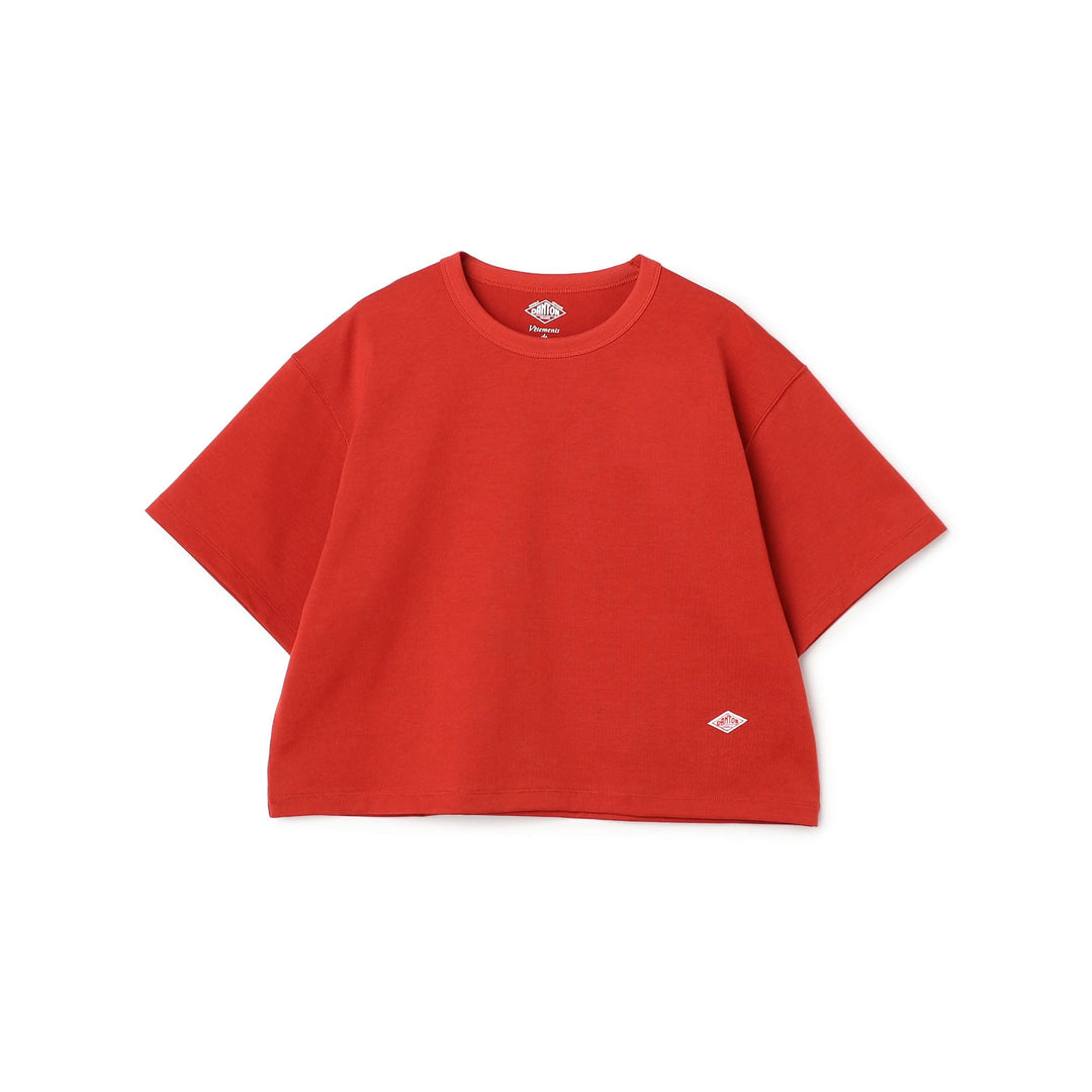 Store-Exclusive Women's Cotton Jersey Short Length T-shirt
