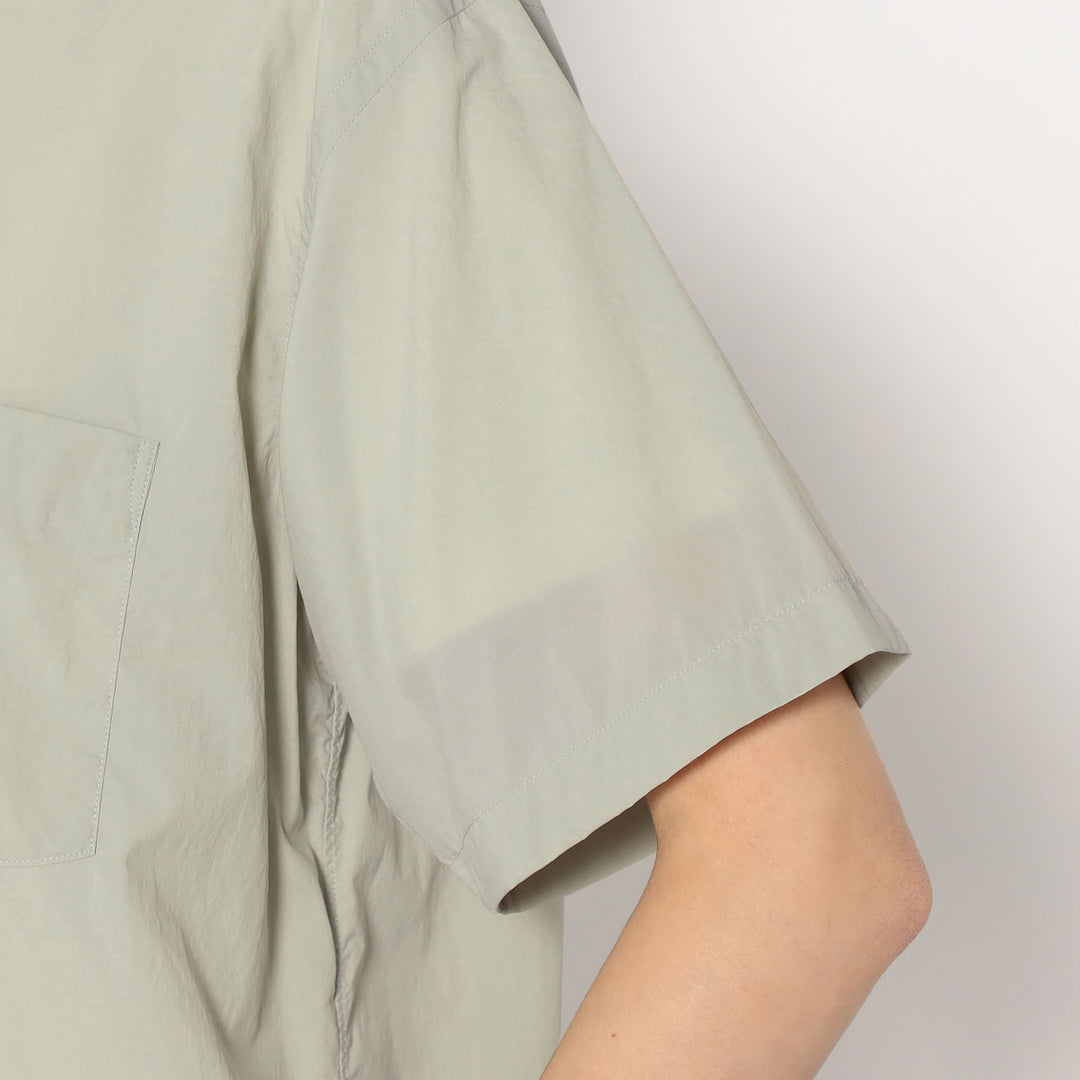 Women's Typewriter Short Sleeve Button-Down Shirt