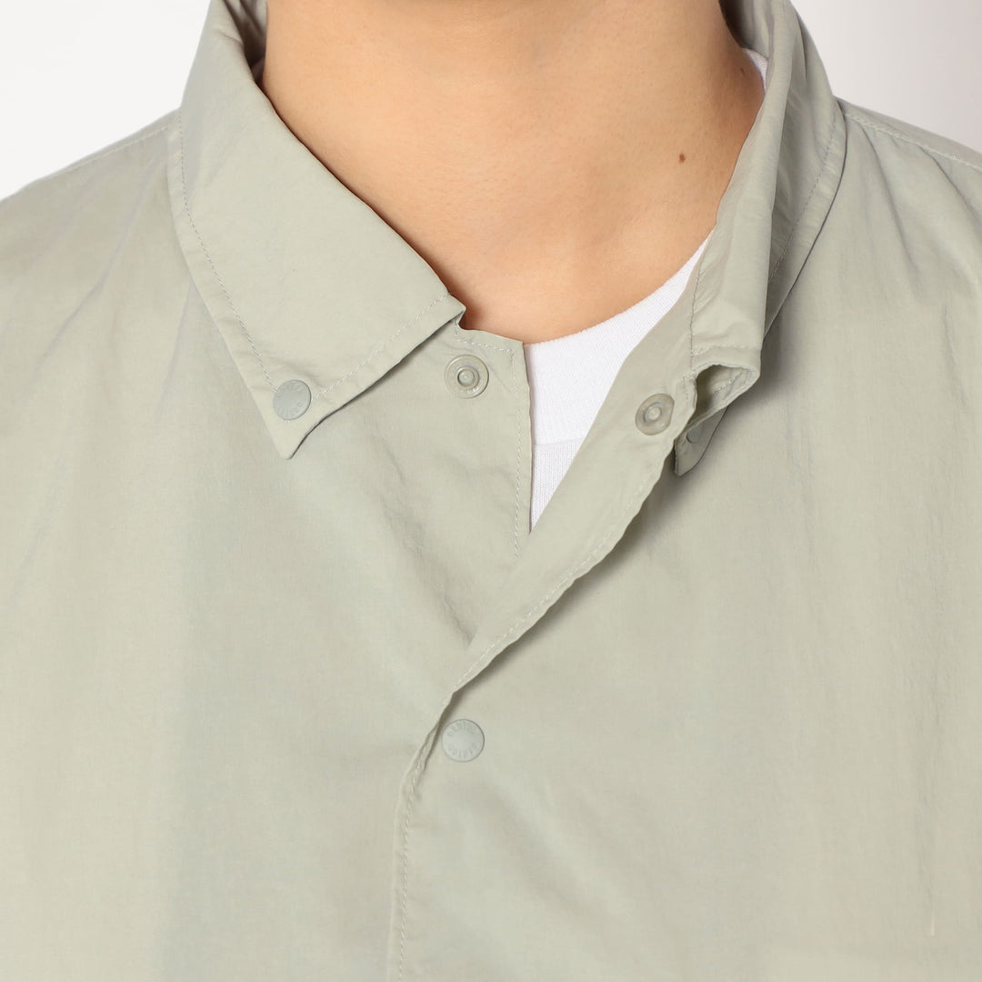 Women's Typewriter Short Sleeve Button-Down Shirt