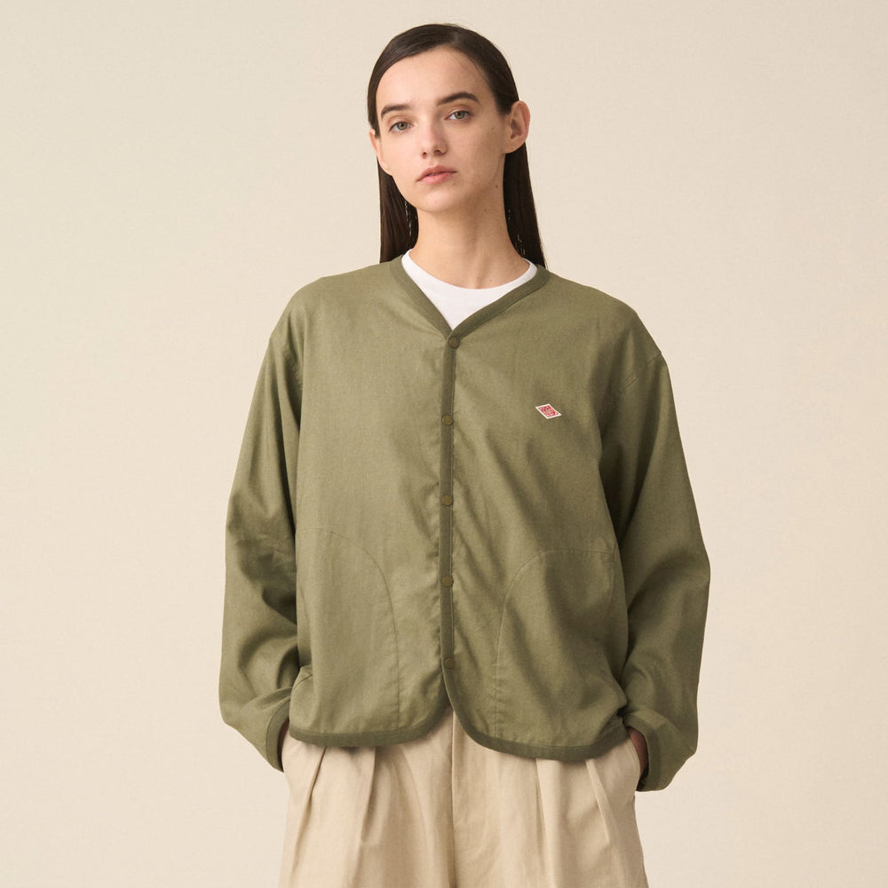 Women's Linen Polyester Cloth Shirt Cardigan